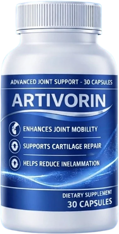 Artivorin Advanced Joint Support, a bottle of 30 capsules